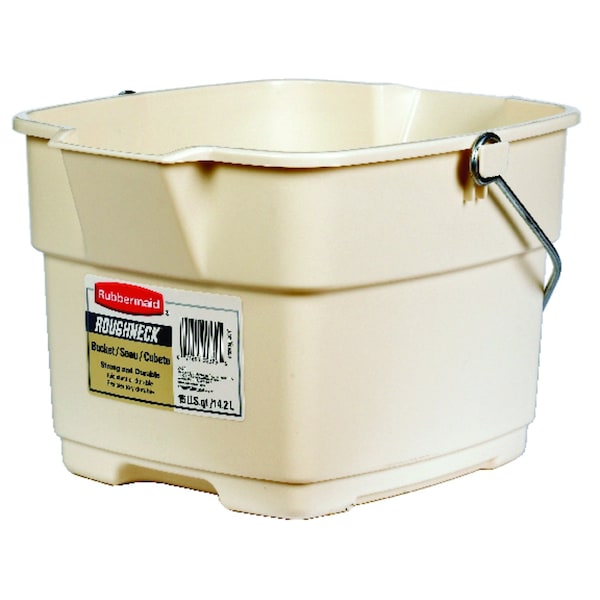Rubbermaid Rubbermaid Roughneck 15 qt Bucket Bisque 287100BISQUE - main